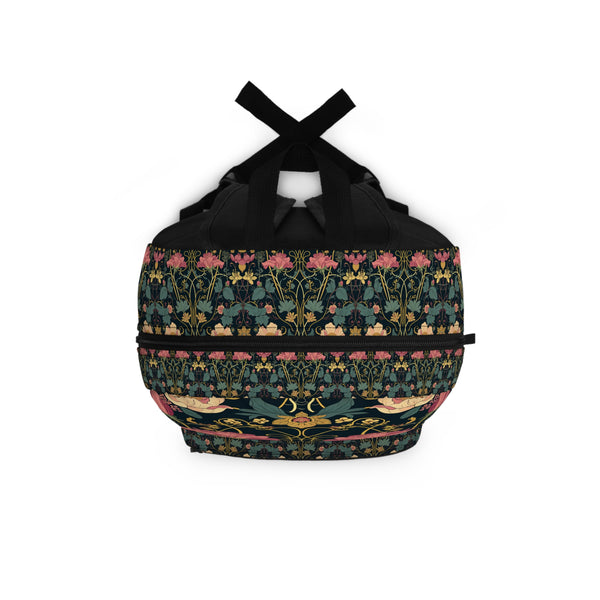 Art Nouveau Blossom Harmony: Elegance and Functionality in One Stylish Backpack for Women