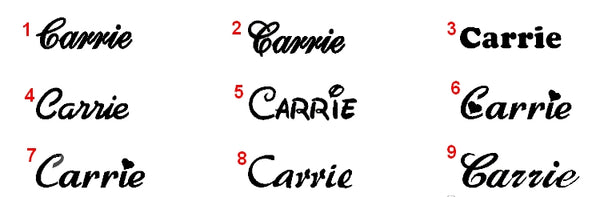 Personalized Name Necklace in Platinum