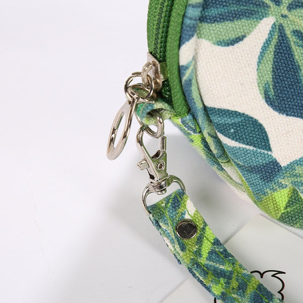 Palm Leaves Travel Cosmetic Bag