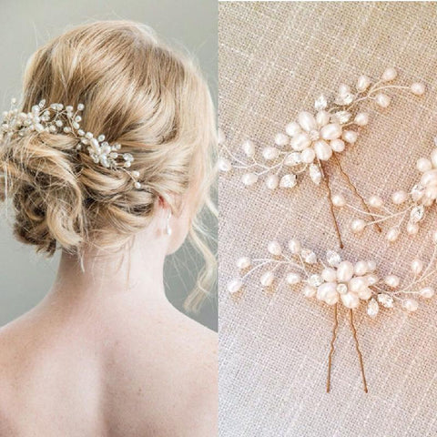 Wylie Bridal Floral Hair Stick Pin